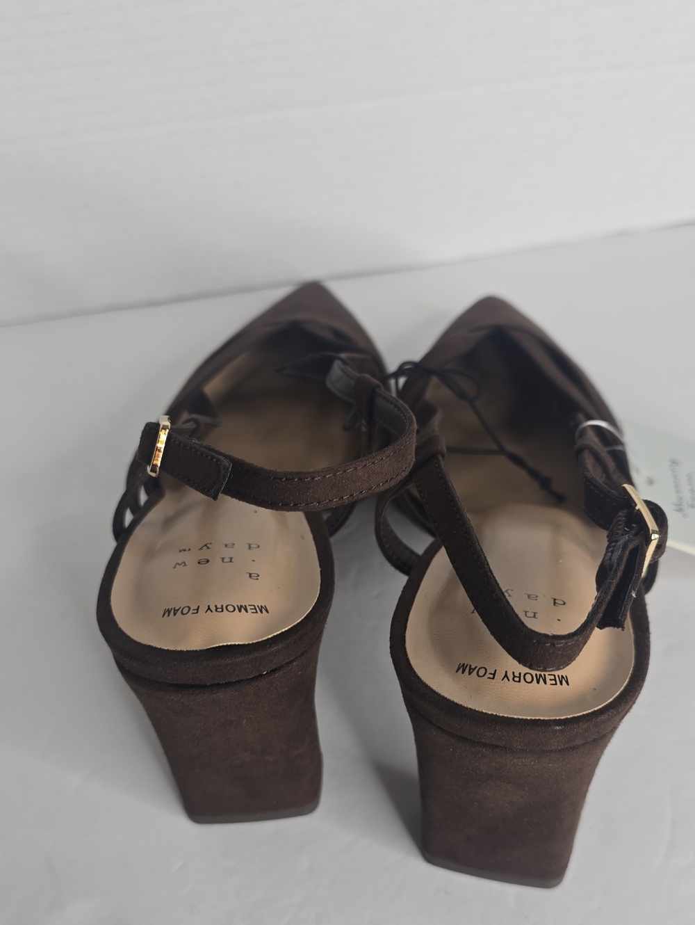 Women's Veera Heels With Memory Foam Insole Brown A New Day Size 9.5 - Picture 6 of 9